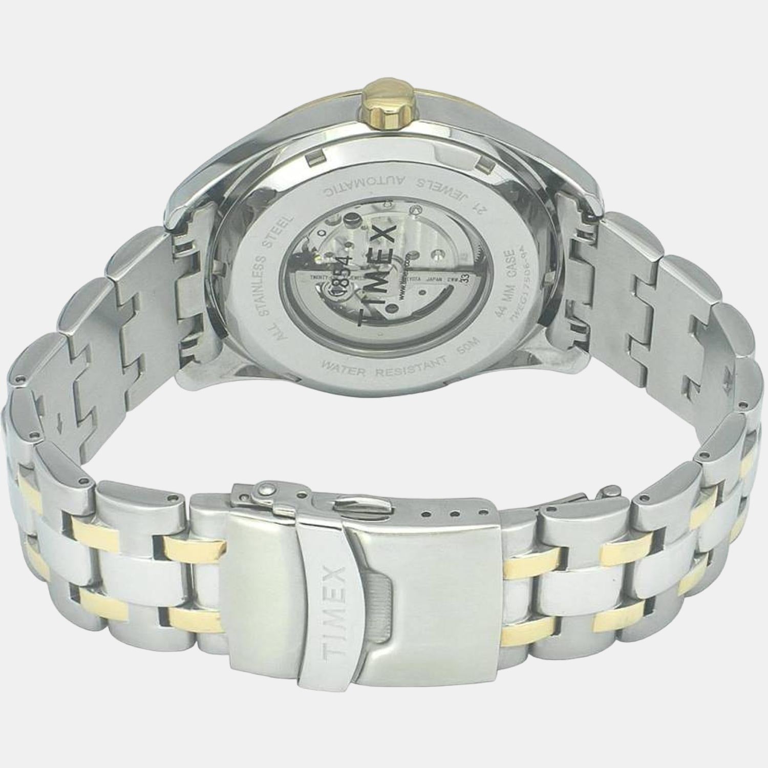 E Class Men Automatic Blue Dial Analog Stainless Steel Watch TWEG17506