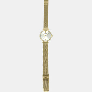 Enticer Women Quartz White Dial Analog Stainless Steel Watch A2127
