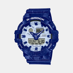 G-Shock Men Quartz Blue Dial Analog-Digital Resin Watch G1256