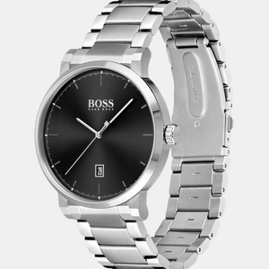 Confidence Men Quartz Black Dial Analog Stainless Steel Watch 1570146