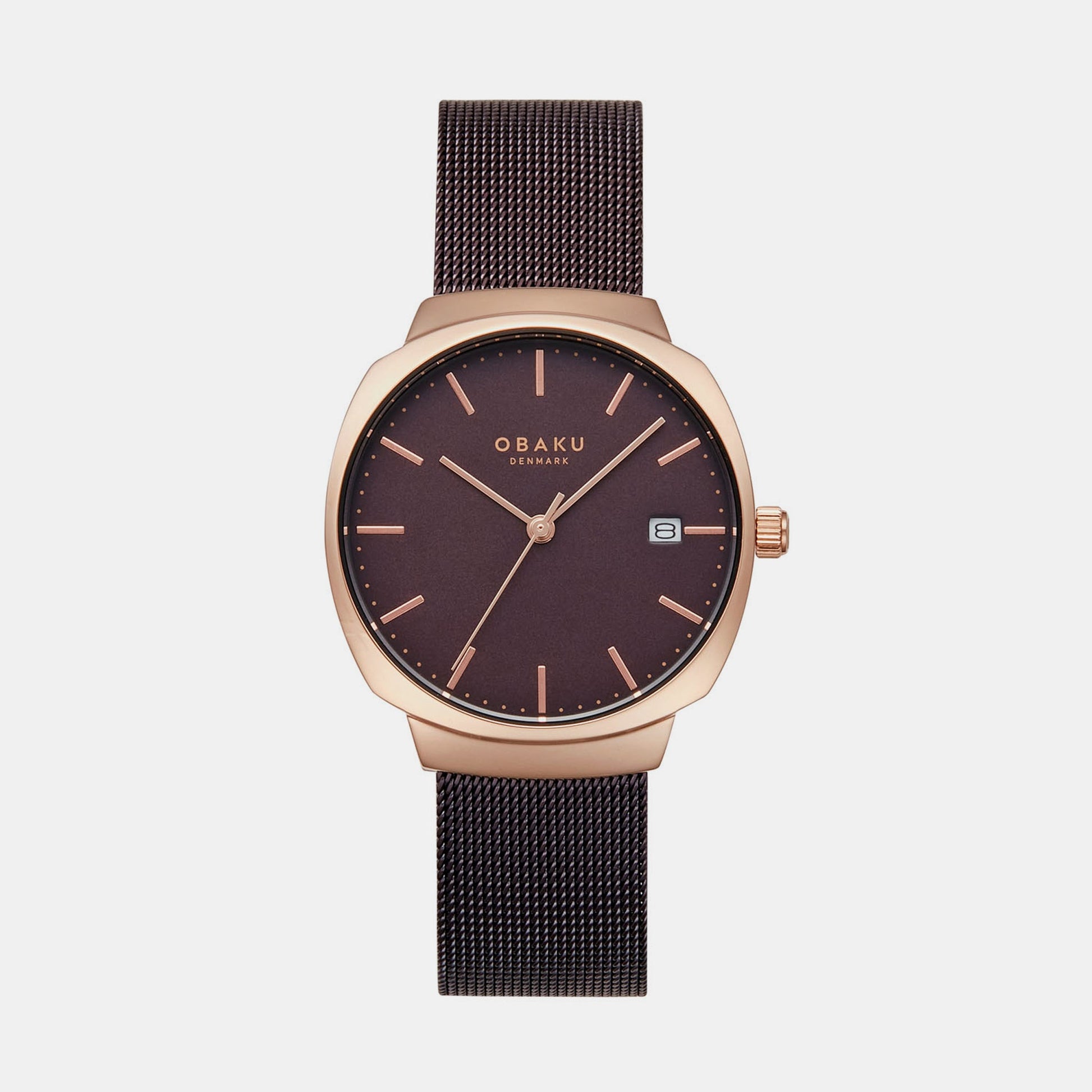 Felt Lille Women Quartz Brown Dial Analog Stainless Steel Watch V273LDVNMN
