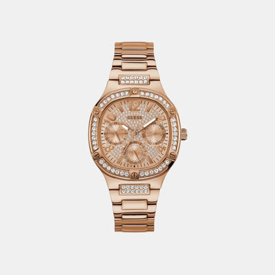 Duchess Women Quartz Rose Gold Dial Chronograph Stainless Steel Watch GW0558L3