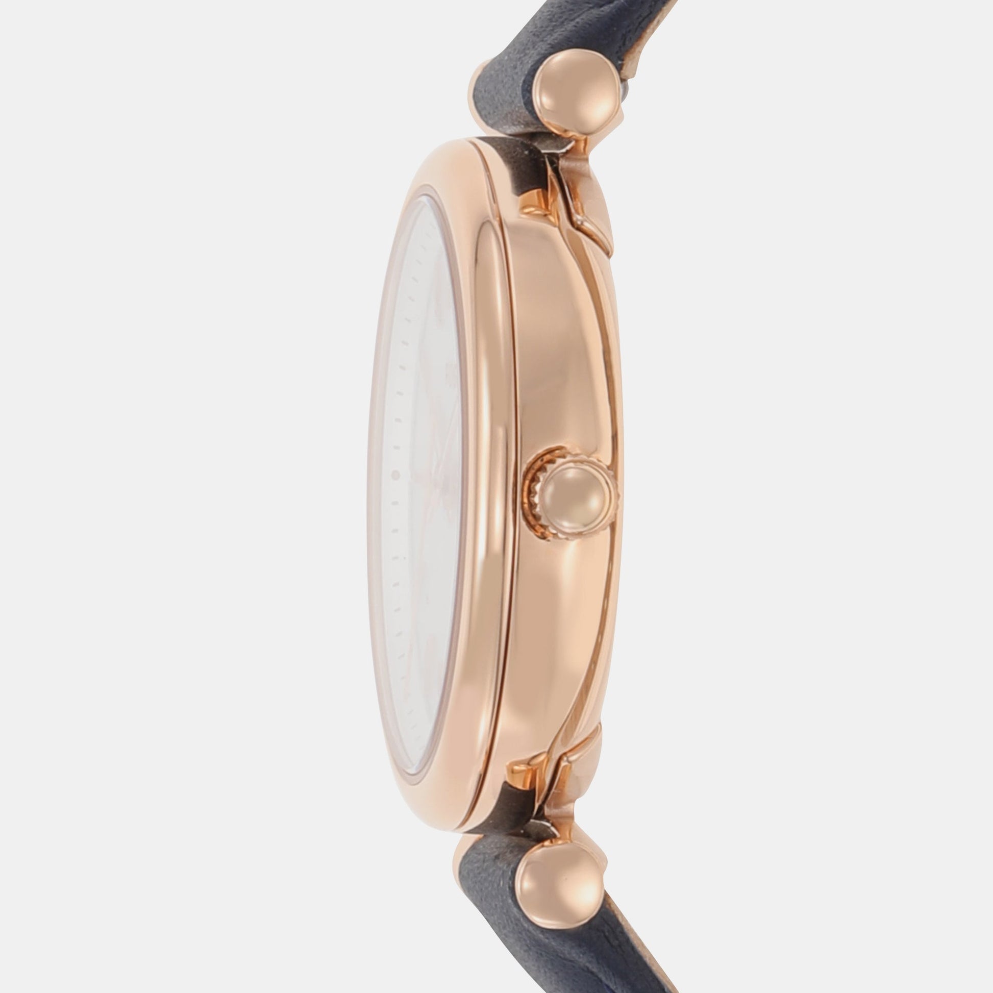 Carlie Women Quartz Two Tone Dial Analog Leather Watch ES4502
