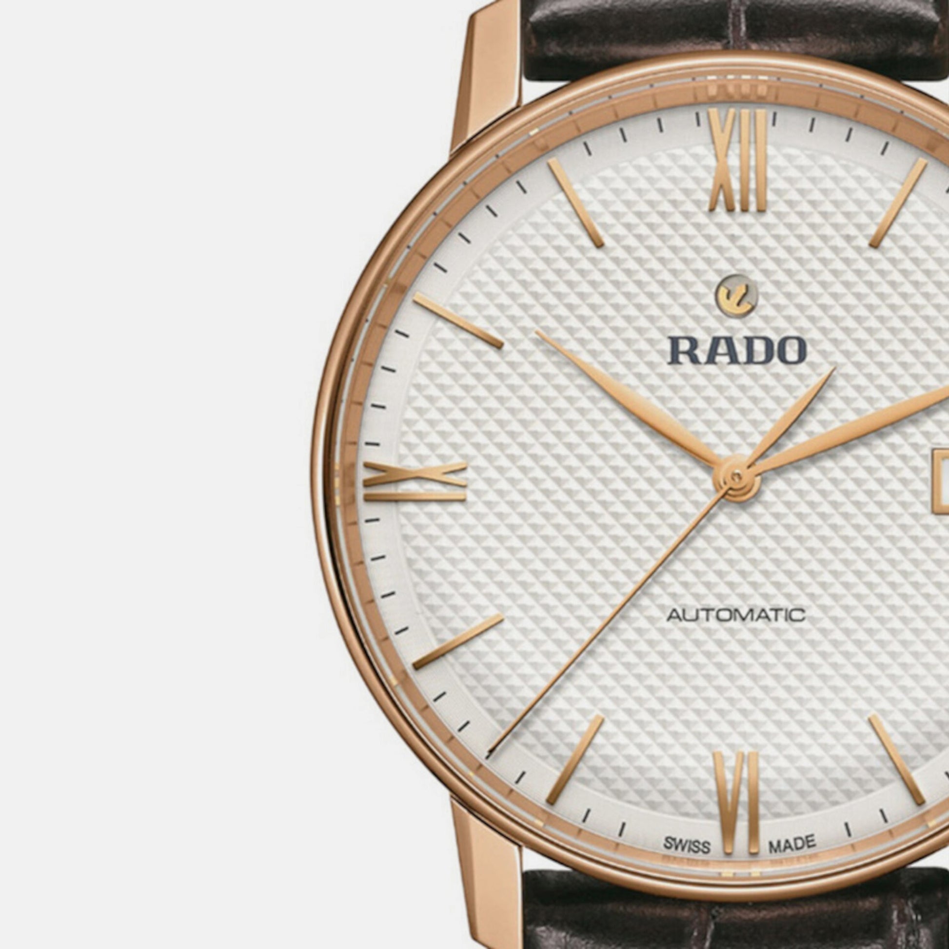 Coupole Unisex Automatic White Dial Analog Leather Watch R22861065