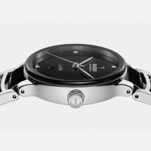 Centrix Unisex Automatic Black Dial Analog Stainless Steel Watch R30020712