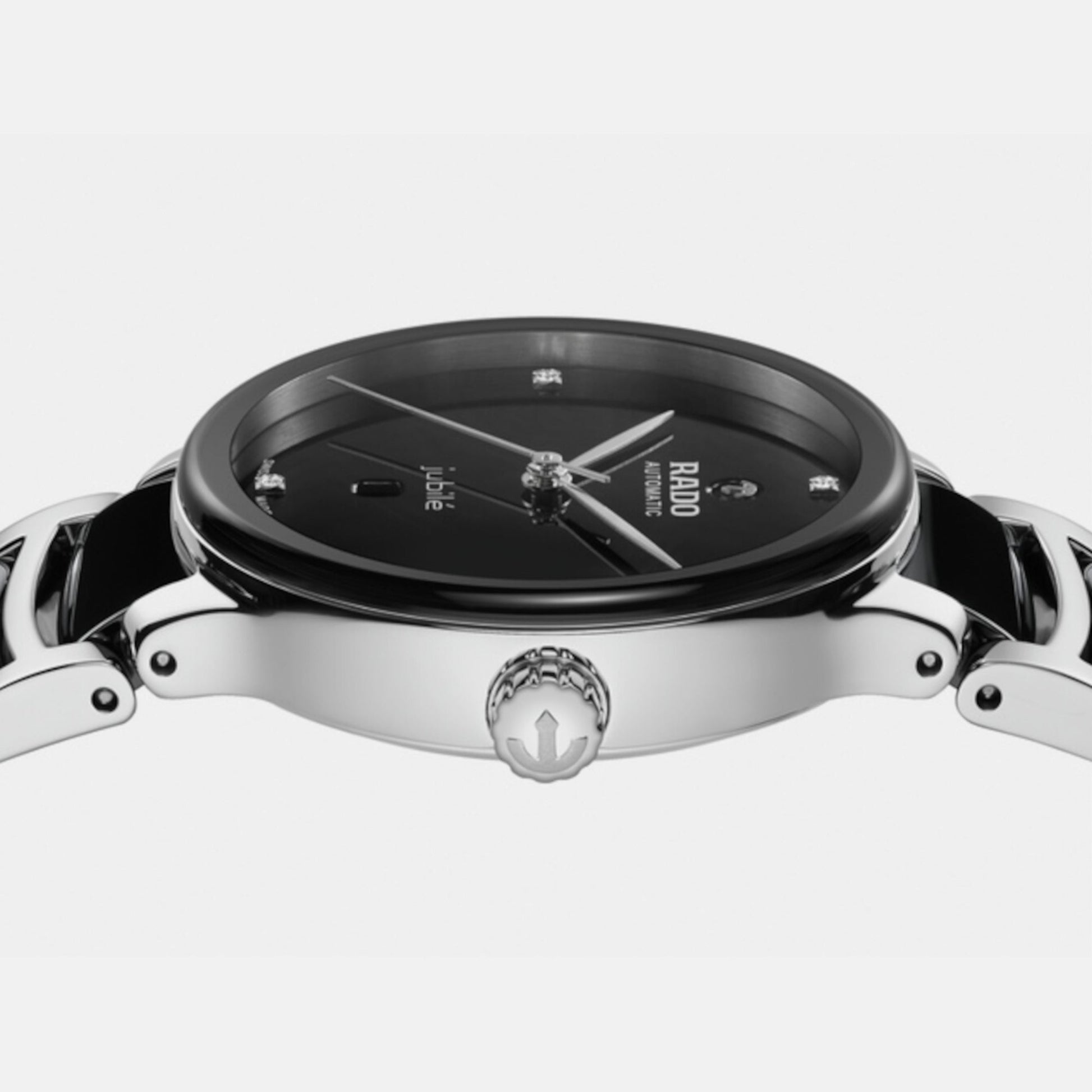 Centrix Unisex Automatic Black Dial Analog Stainless Steel Watch R30020712