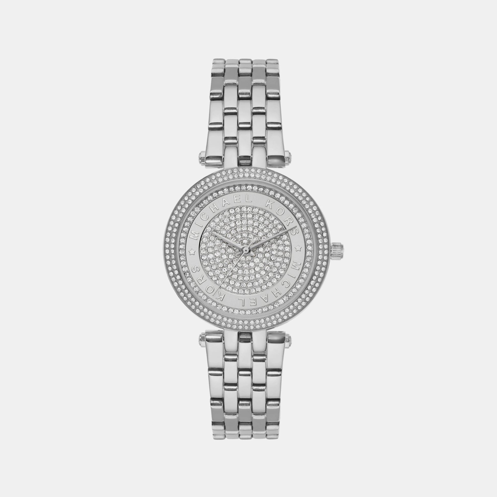 Darci Women Quartz Silver Dial Analog Stainless Steel Watch MK4591