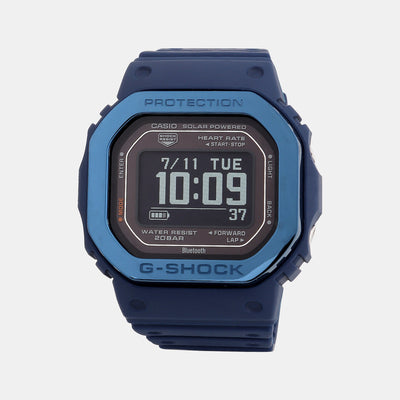 G-Shock Men Quartz Blue Dial Digital Resin Watch G1407