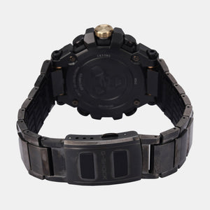 G-Shock Men Quartz Black Dial Analog Stainless Steel Watch G1323