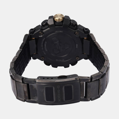 G-Shock Men Quartz Black Dial Analog Stainless Steel Watch G1323