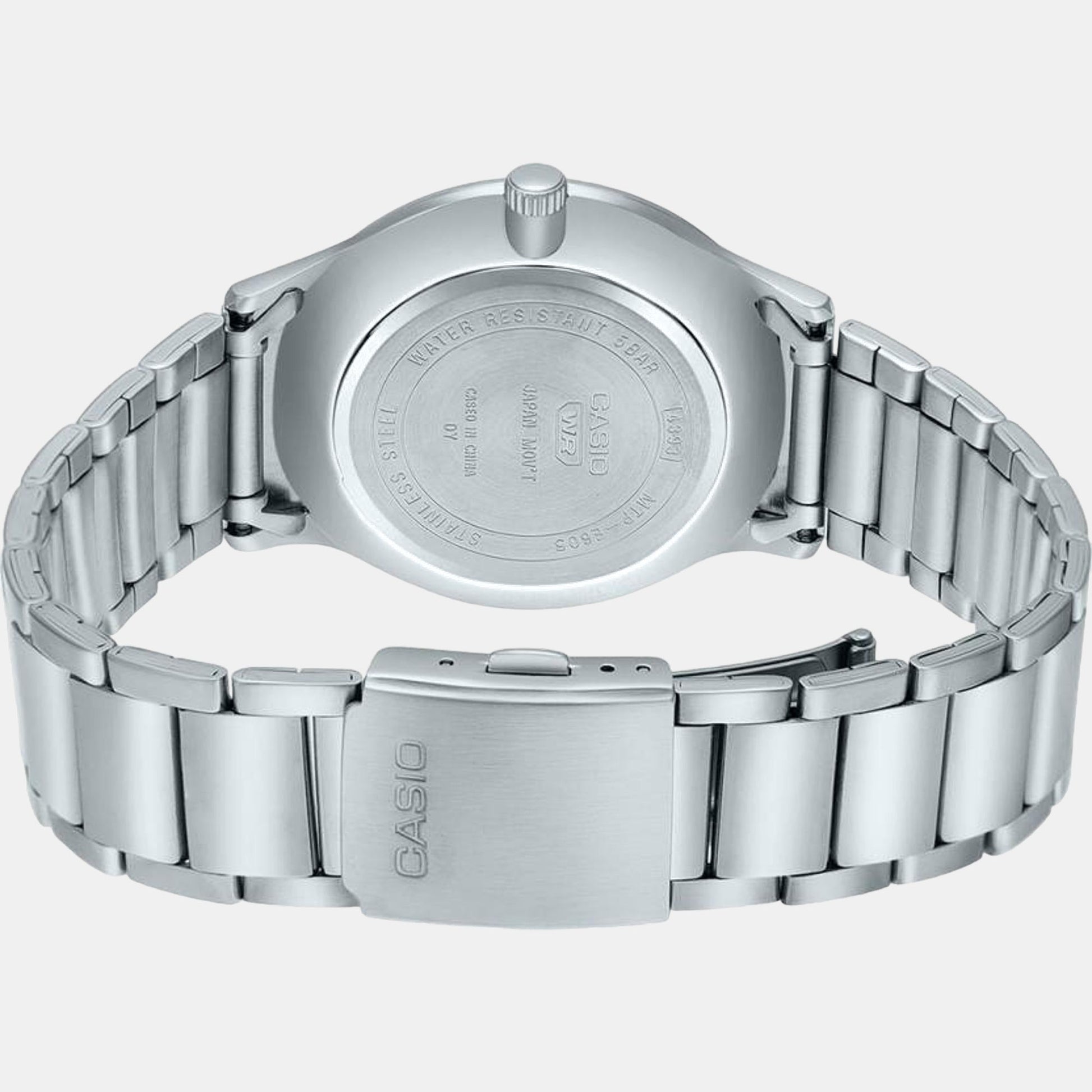 Enticer Men Quartz Blue Dial Analog Stainless Steel Watch A2111