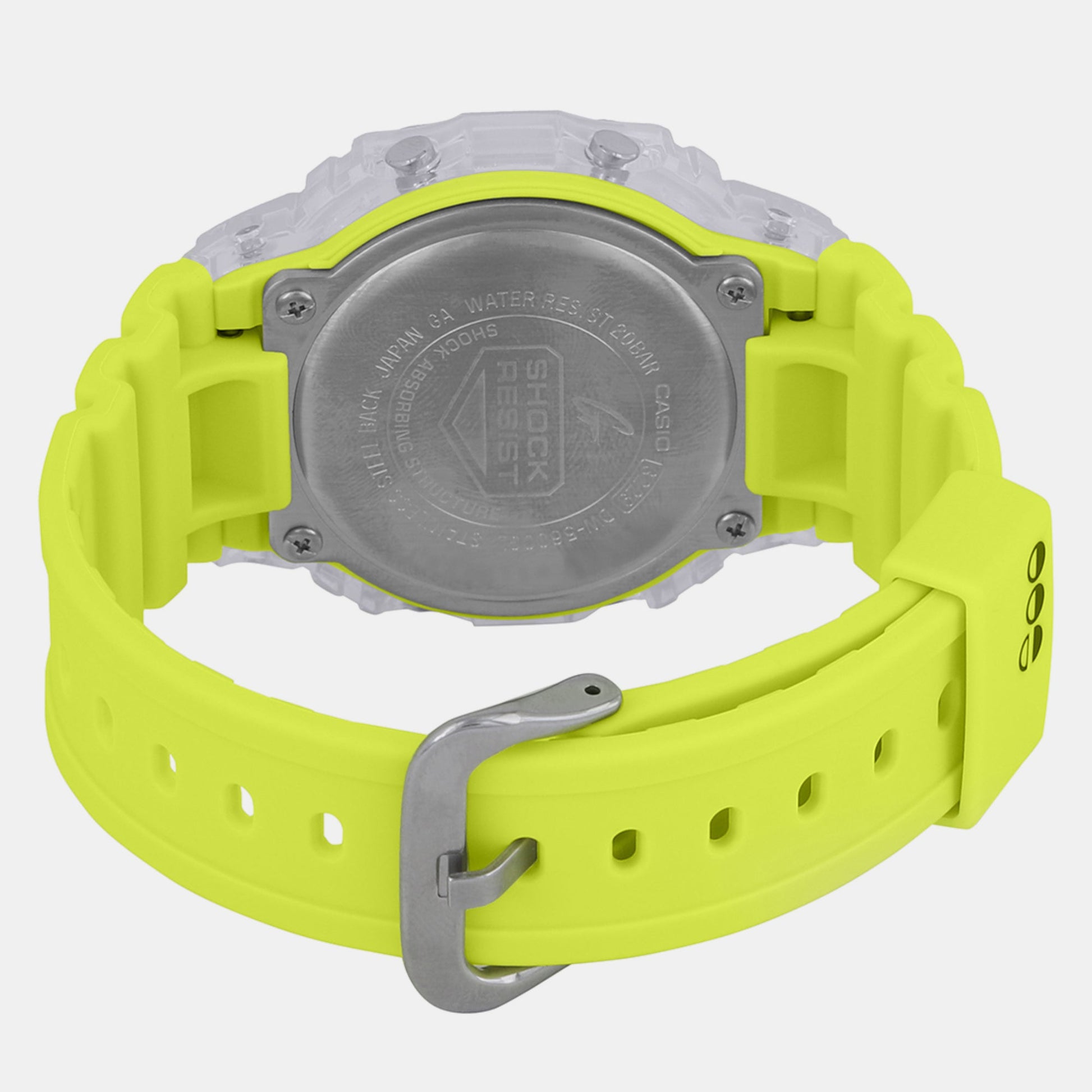 G-Shock Men Quartz Yellow Dial Digital Resin Watch G1360
