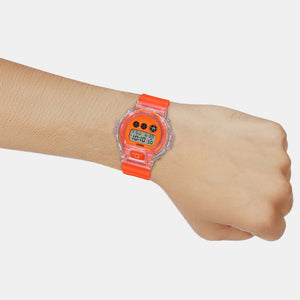 G-Shock Men Quartz Orange Dial Digital Resin Watch G1362