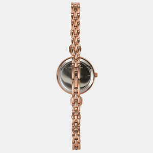 Fria Women Quartz Silver Dial Analog Brass Watch TWEL18202