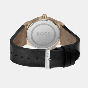 Candor Men Quartz Green Dial Analog Leather Watch 1514080