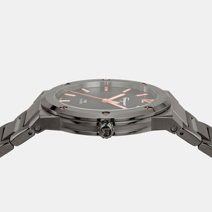F-80 Classic Men Quartz Grey Dial Analog Stainless Steel Watch SFDT01520