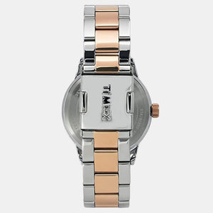 Fashion Men Quartz Black Dial Multi-Function Stainless Steel Watch TWEG19910