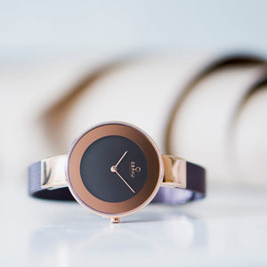 Himmel Walnut Women Quartz Brown Dial Analog Stainless Steel Watch V167LXVNMN