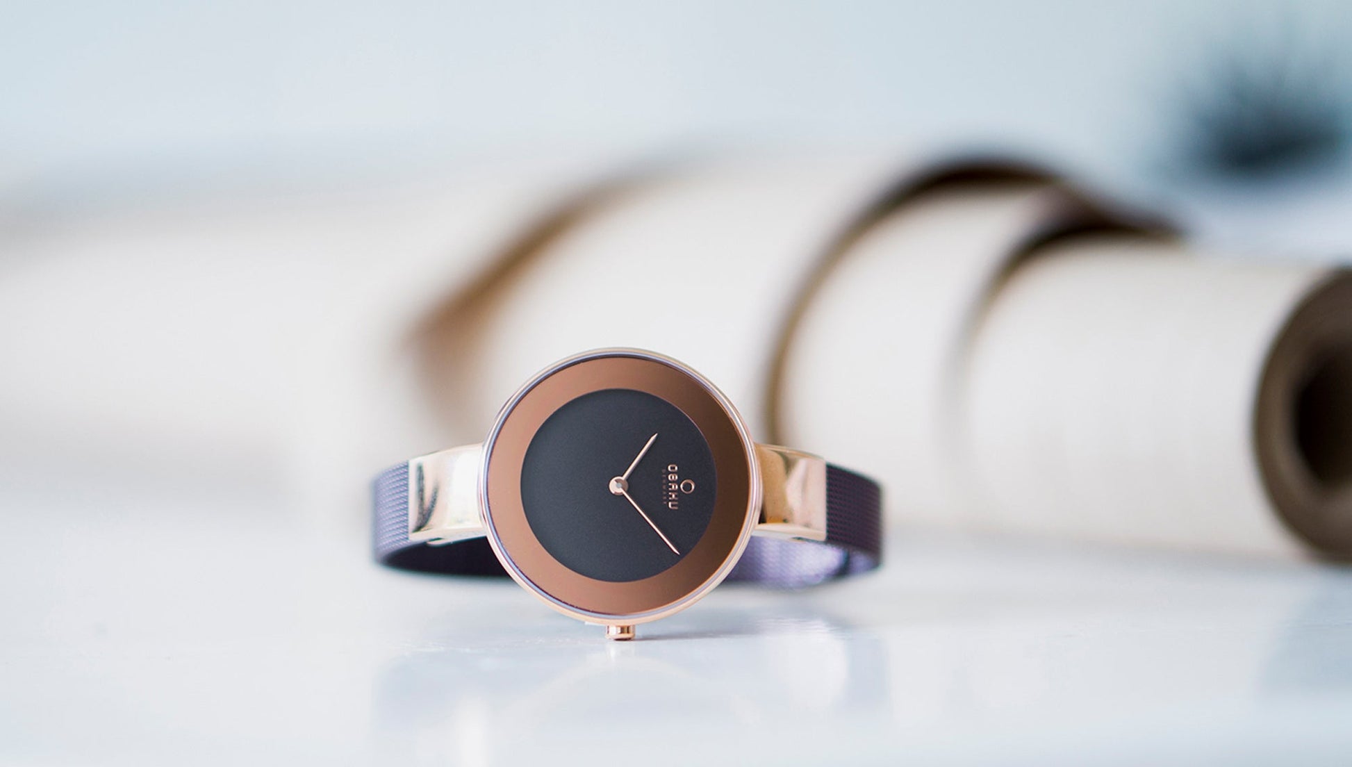 Himmel Walnut Women Quartz Brown Dial Analog Stainless Steel Watch V167LXVNMN