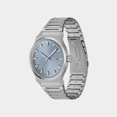 Candor Men Quartz Blue Dial Analog Stainless Steel Watch 1514118