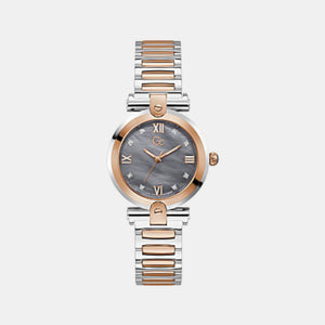 Fusion Women Women Quartz Grey Dial Analog Stainless Steel Watch Y96001L5MF