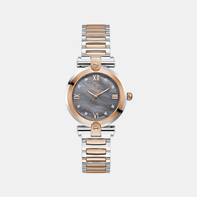 Fusion Women Women Quartz Grey Dial Analog Stainless Steel Watch Y96001L5MF