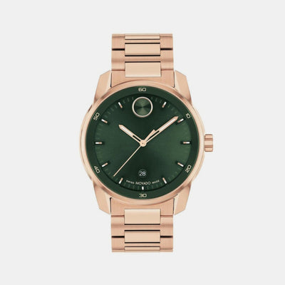 Bold Verso Men Quartz Green Dial Analog Stainless Steel Watch 3601138