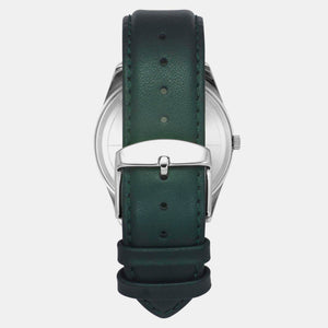 E Class Men Quartz Silver Dial Analog Leather Watch TWTG10407