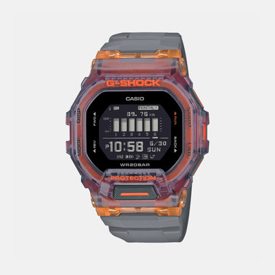G-Shock Men Quartz Orange Dial Digital Resin Watch G1195
