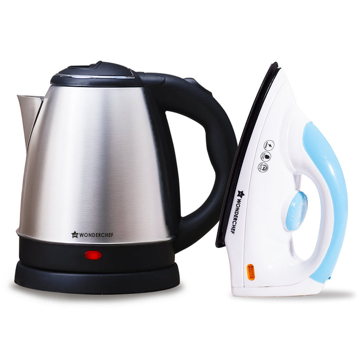 Crescent Kettle + Dry Iron Festive Gift Combo | 1.5L Kettle