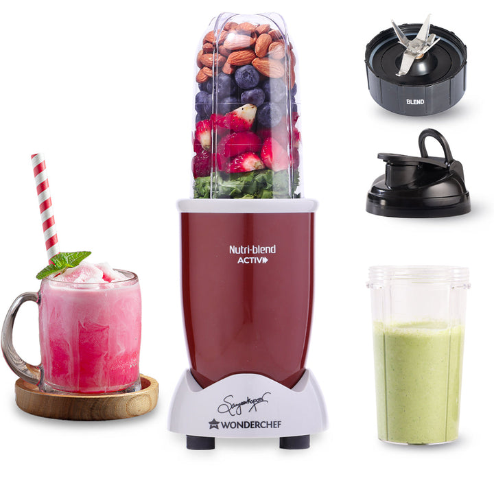 Nutri-blend Activ Mixer Grinder Blender, 500W 22000 RPM by blacktree