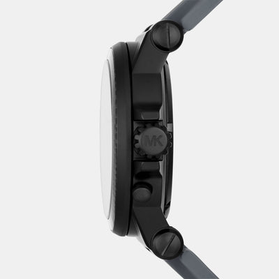 Dylan Men Automatic Black Dial Analog Silicone Watch MK9026
