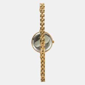 Fria Women Quartz Mother Of Pearl Dial Analog Brass Watch TWEL18401