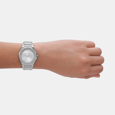 Andrea Women Quartz Silver Dial Analog Stainless Steel Watch AX4606