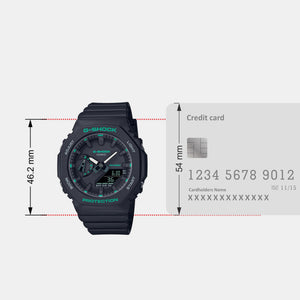 G-Shock Women Unisex Quartz Black Dial Analog-Digital Resin Watch G1375