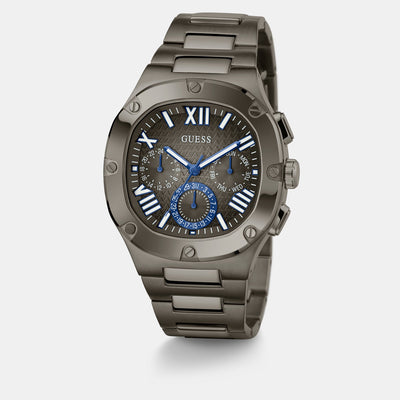 Headline Men Quartz Gunmetal Dial Chronograph Stainless Steel Watch GW0572G5