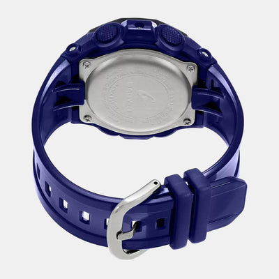 Baby-G Women Quartz Blue Dial Analog-Digital Resin Watch BX061