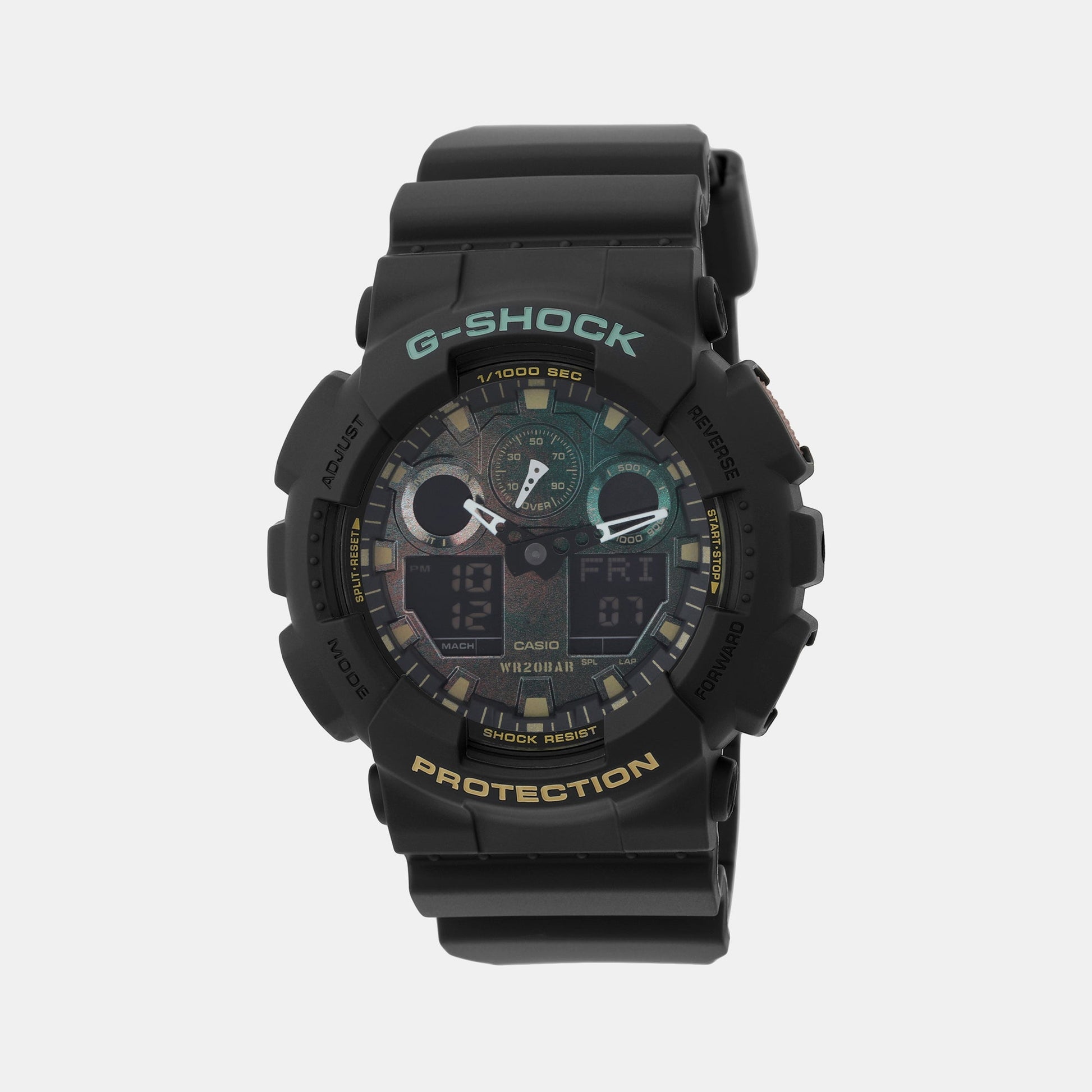 G-Shock Men Quartz Black Dial Analog-Digital Resin Watch G1387