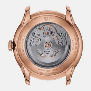 Chemin Des Tourelles Men Automatic Leather Watch T1398073603100