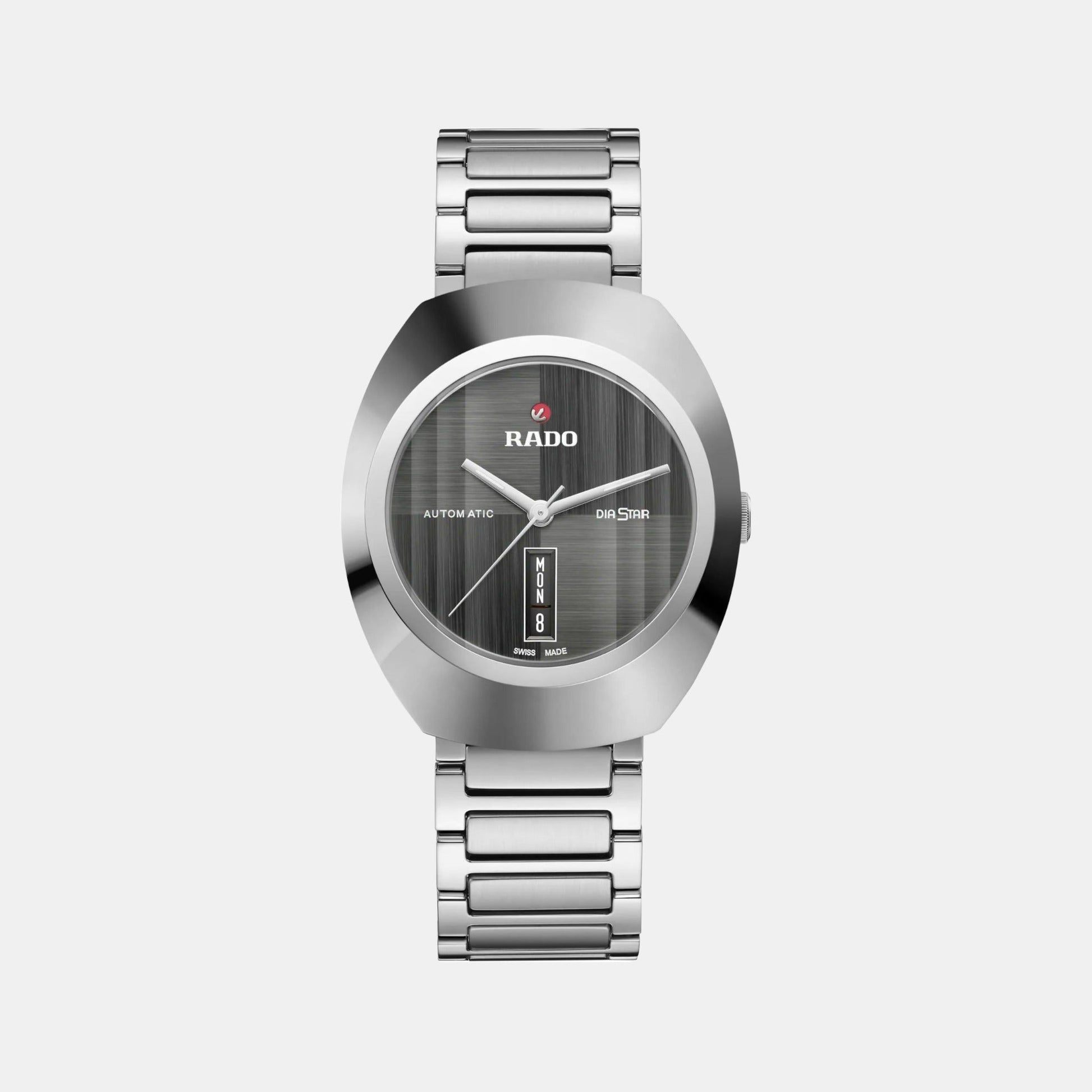 Diastar Unisex Automatic Grey Dial Analog Stainless Steel Watch R12160103