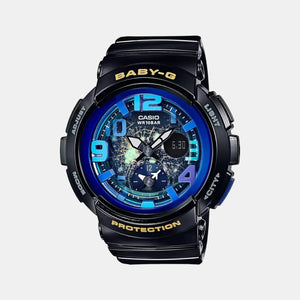 Baby-G Women Quartz Blue Dial Analog-Digital Resin Watch BX057