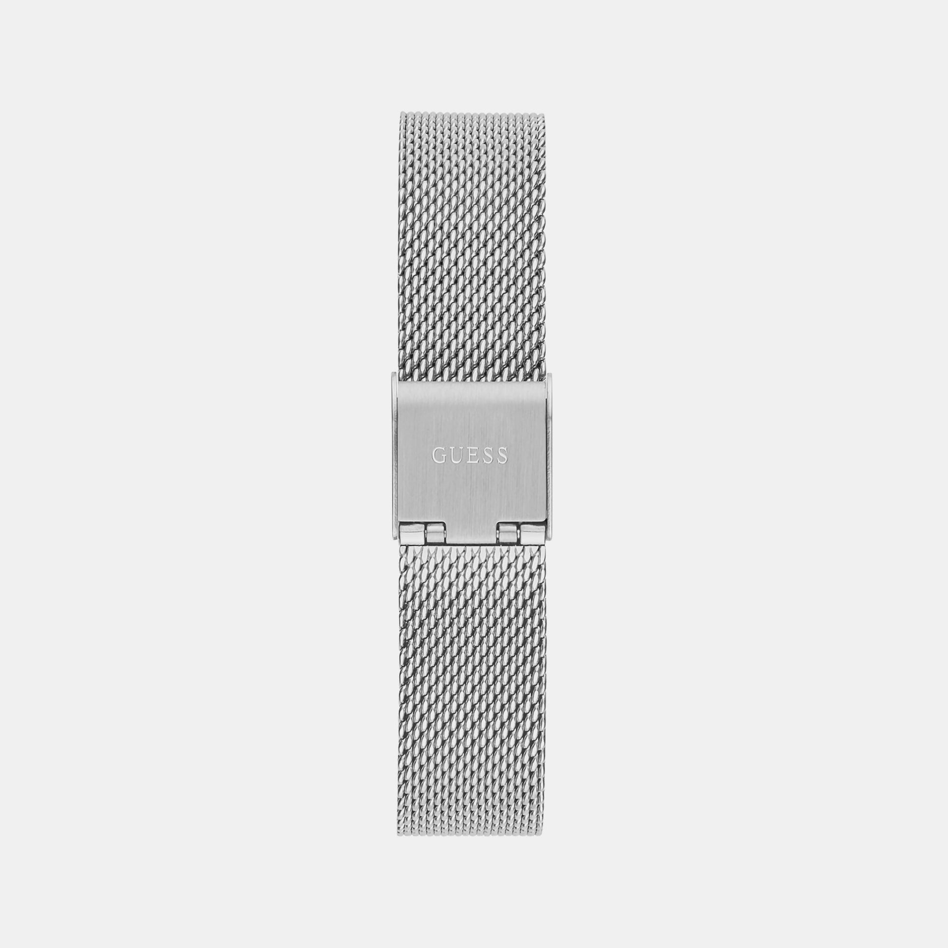 Dream Women Quartz Silver Dial Analog Mesh Watch GW0550L1