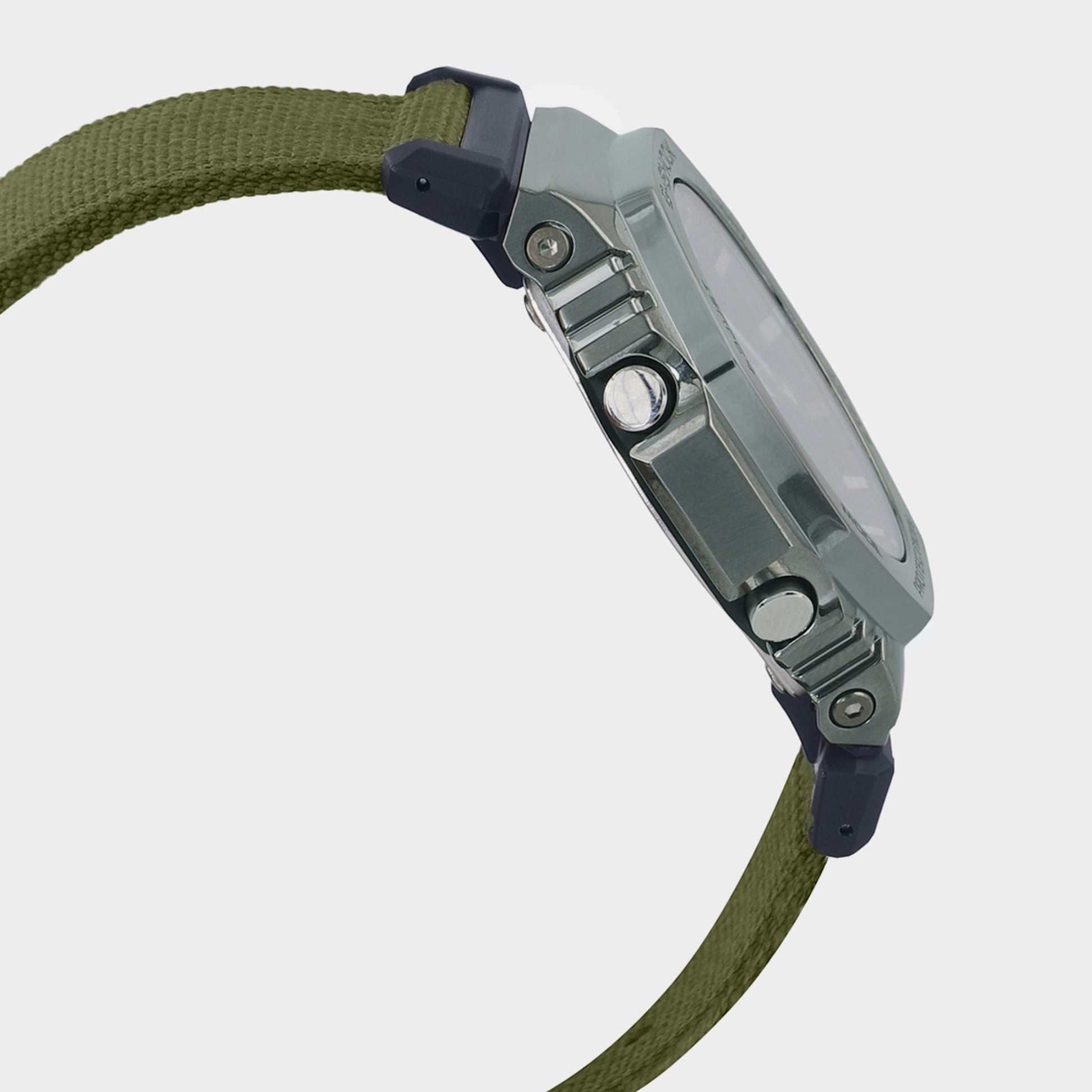 G-Shock Men Quartz Grey Dial Analog-Digital Fabric Watch G1374
