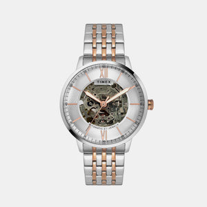 E Class Men Automatic Silver Dial Analog Stainless Steel Watch TWEG23503
