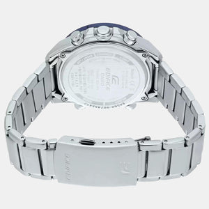 Edifice Men Quartz Black Dial Analog-Digital Stainless Steel Watch EX500