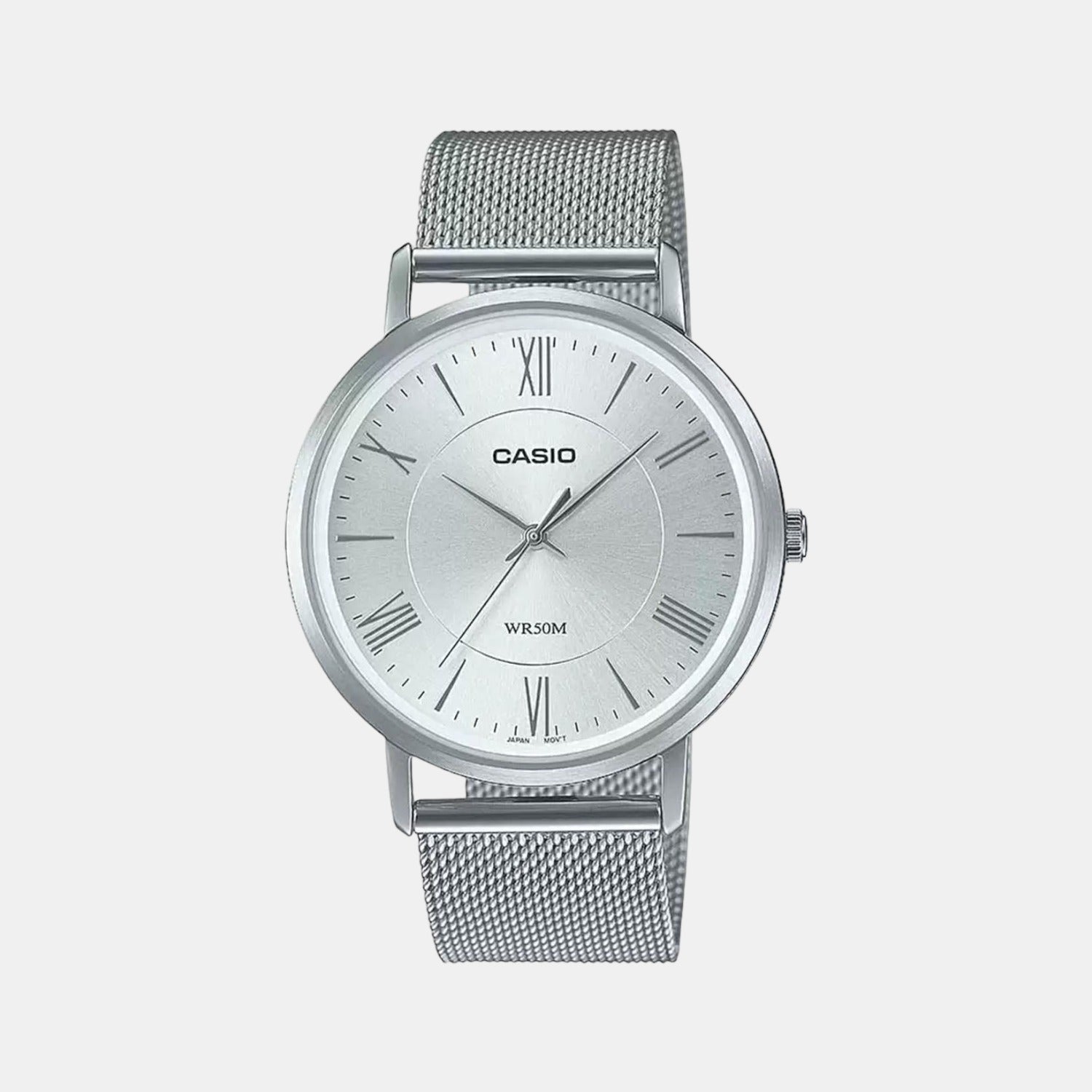 Enticer Women Quartz Silver Dial Analog Stainless Steel Watch A1919
