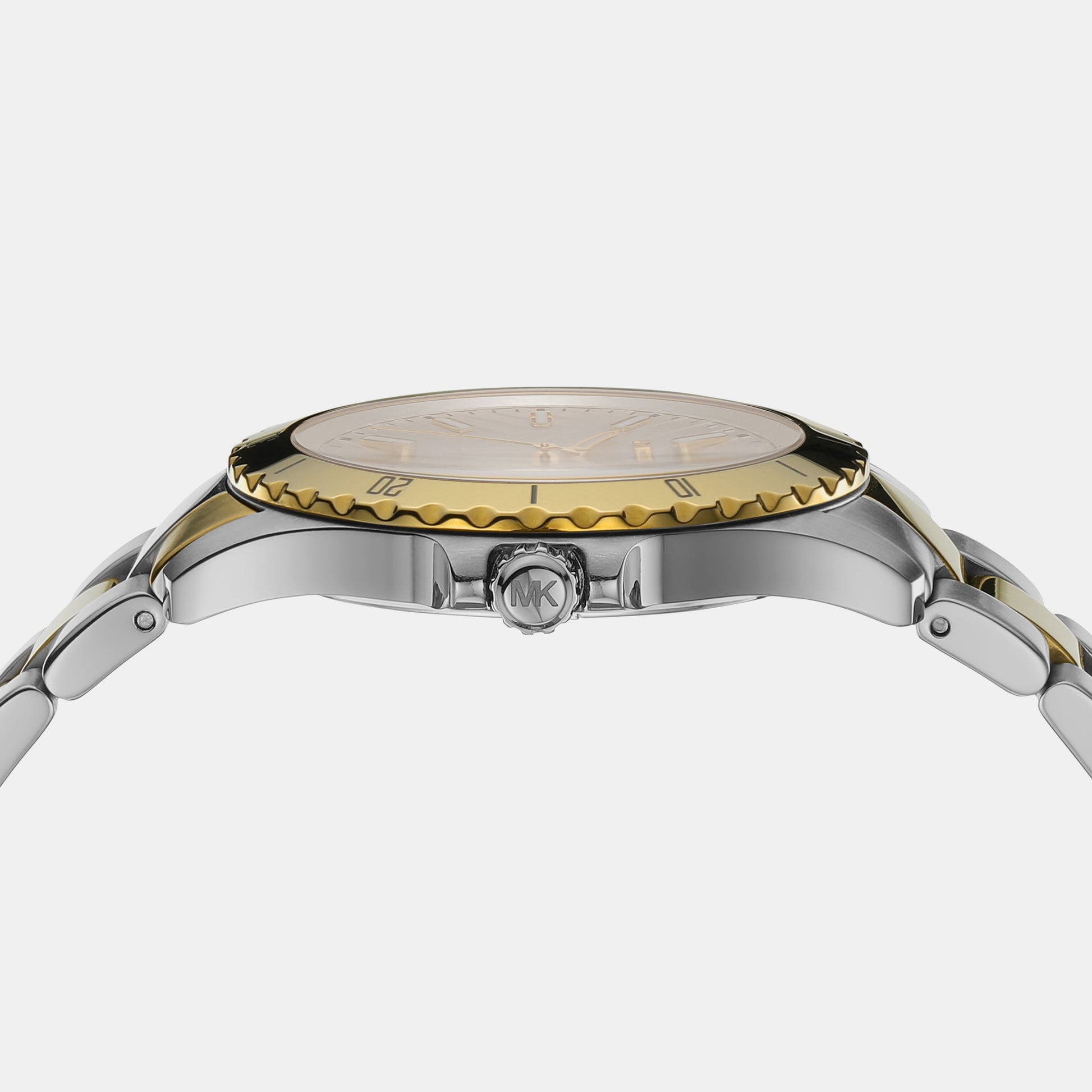 Everest Men Quartz Silver Dial Analog Stainless Steel Watch MK9141
