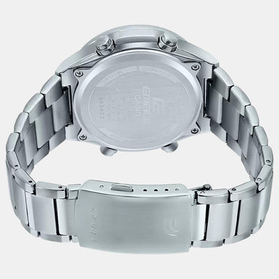 Edifice Men Quartz Blue Dial Analog-Digital Stainless Steel Watch EX457