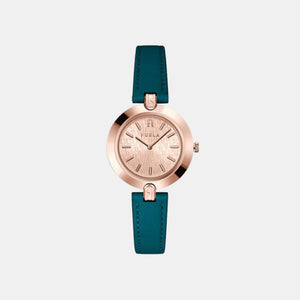 Furla Heritage Women Quartz Rose Gold Dial Analog Leather Watch WW00002008L3