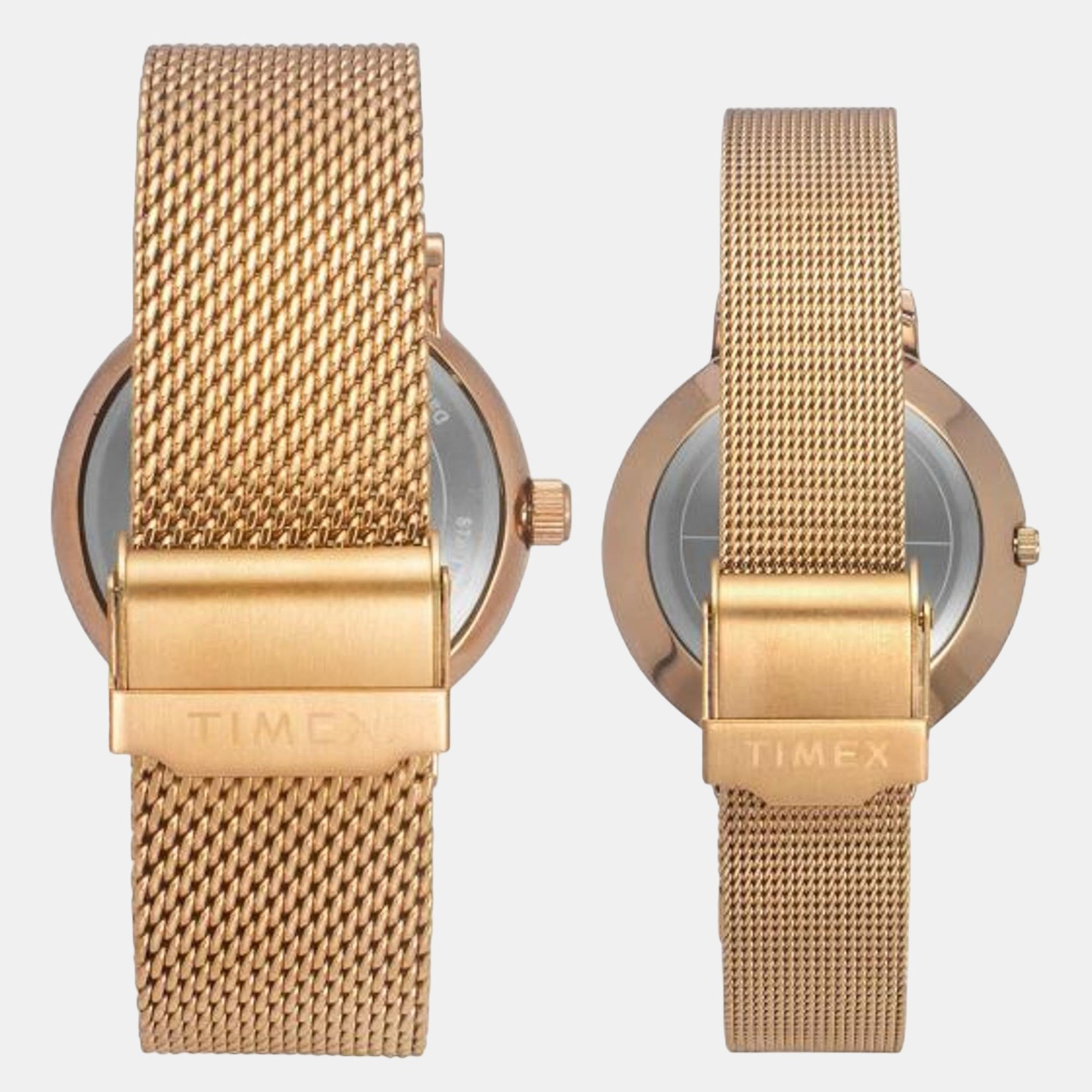 Fashion Couple Quartz Blue Dial Analog Brass Watch TW00PR293
